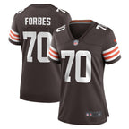 Drew Forbes Cleveland Browns Nike Women's Team Game Jersey -  Brown