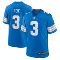 Jack Fox Detroit Lions Nike Team Game Jersey -  Blue