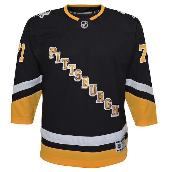 Evgeni Malkin Pittsburgh Penguins Youth 2021/22 Alternate Premier Player Jersey - Black