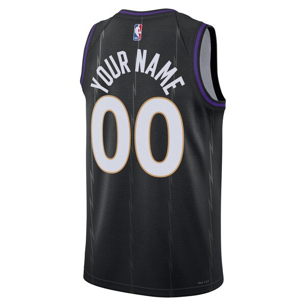 Toronto Raptors Nike Unisex 2024/25 Custom Swingman Jersey - City Edition - Black