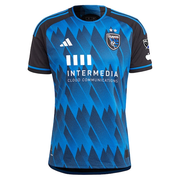 Cade Cowell San Jose Earthquakes adidas 2023 Active Fault Jersey Authentic Jersey - Blue