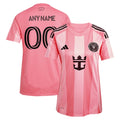 Inter Miami CF adidas Women's 2025 Euforia Replica Custom Jersey - Light Pink