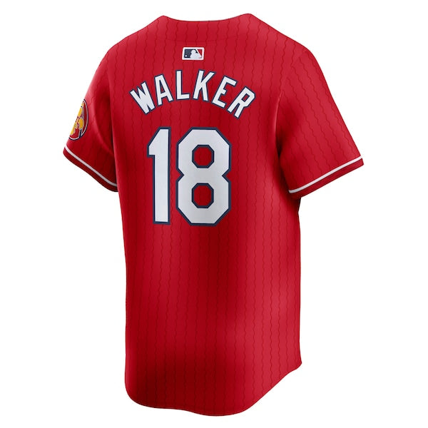 Jordan Walker St. Louis Cardinals Nike City Connect Limited Jersey - Red