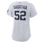 CC Sabathia New York Yankees Nike Women's 2025 Baseball Hall of Fame Replica Jersey - White