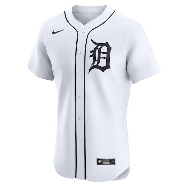 Javier Baez Detroit Tigers Nike Home Elite Player Jersey - White