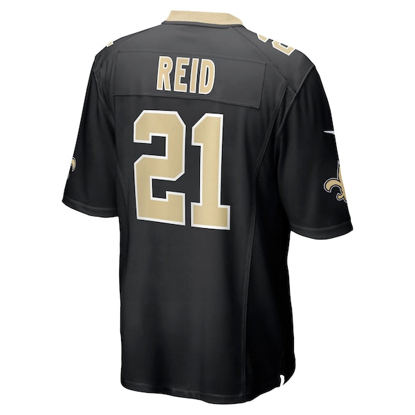 Justin Reid New Orleans Saints Nike Team Game Jersey -  Black