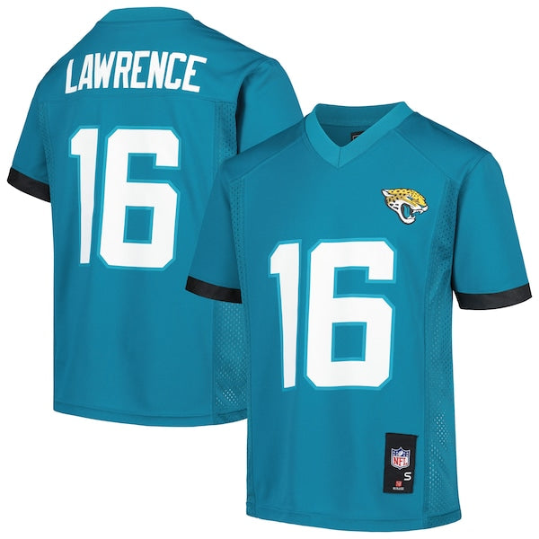 Trevor Lawrence Jacksonville Jaguars Youth  Replica Player Jersey - Teal