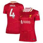 Virgil van Dijk Liverpool Nike Women's 2024/25 Home Replica Player Jersey – Red