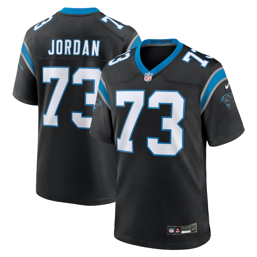 Michael Jordan Carolina Panthers Nike Team Game Jersey - Black