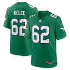 Jason Kelce Philadelphia Eagles Nike Alternate Game Player Jersey - Kelly Green/Green