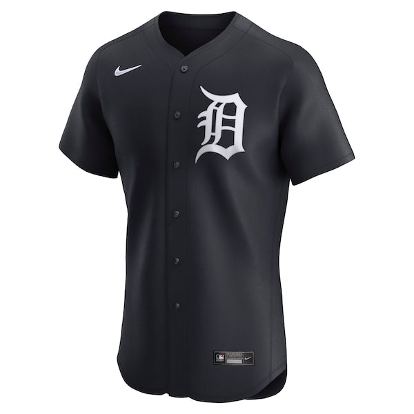 Detroit Tigers Nike Alternate 2 Elite Jersey - Navy/White