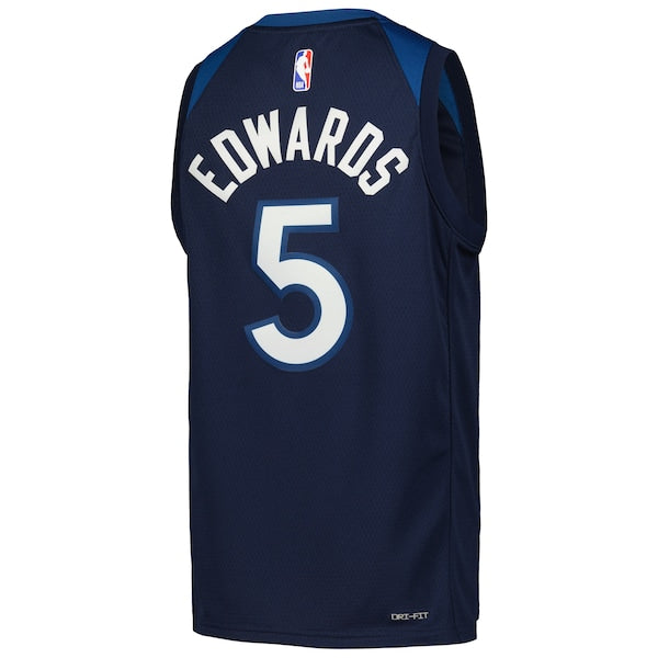 Anthony Edwards Minnesota Timberwolves Nike Youth Swingman Jersey - Icon Edition - Navy