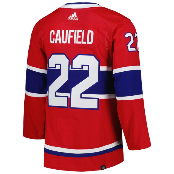 Cole Caufield Montreal Canadiens adidas Home Primegreen Authentic Player Jersey - Red