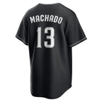Manny Machado San Diego Padres Nike Lights Out Replica Player Jersey - Black