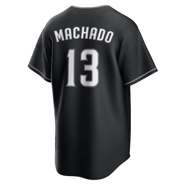 Manny Machado San Diego Padres Nike Lights Out Replica Player Jersey - Black