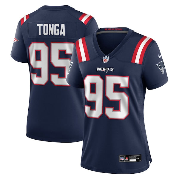 Khyiris Tonga New England Patriots Nike Women's Team Game Jersey -  Navy