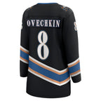 Alexander Ovechkin Washington Capitals  Women's Alternate 50th Anniversary Premier Breakaway Player Jersey - Black/Navy/White