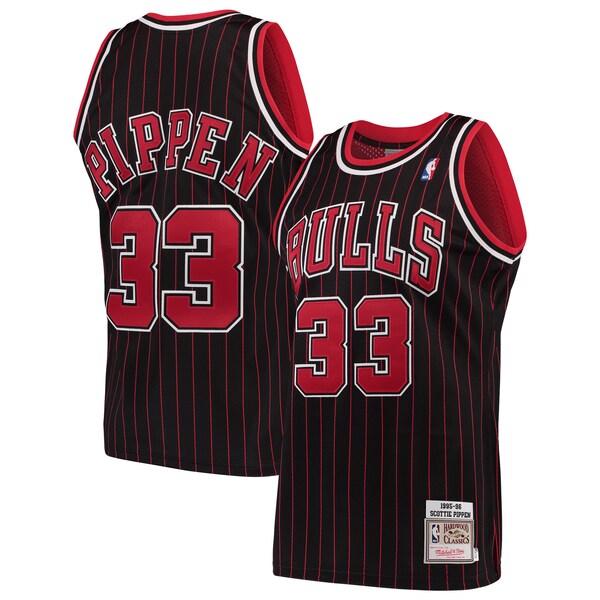 Scottie Pippen Chicago Bulls 1995/96 Hardwood Classics Authentic Jersey - Black