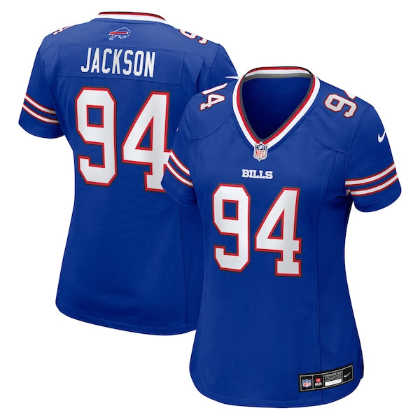 Landon Jackson Buffalo Bills Nike Women's Team Game Jersey -  Royal