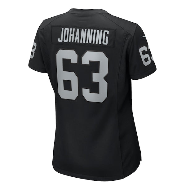 Jake Johanning Las Vegas Raiders Nike Women's  Game Jersey -  Black
