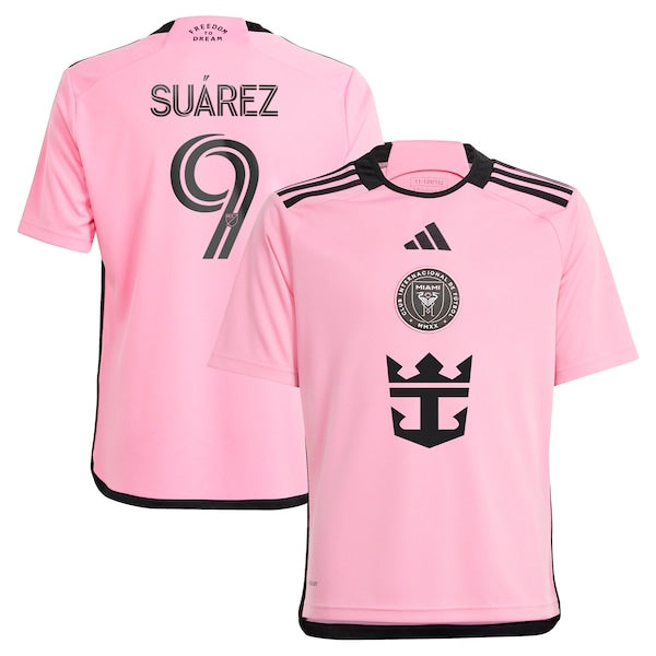 Luis Suárez Inter Miami CF adidas Youth 2024 2getherness Replica Player Jersey - Pink