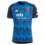 Cristian Espinoza San Jose Earthquakes adidas 2023 Active Fault Jersey Authentic Jersey - Blue