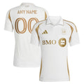 LAFC adidas 2025 Secondary Replica Custom Jersey - White