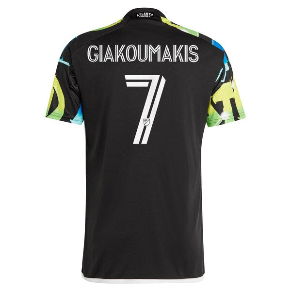 Giorgos Giakoumakis Atlanta United FC adidas 2024 The 404 Replica Player Jersey - Black