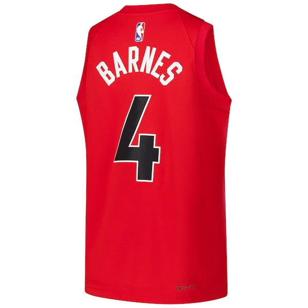 Scottie Barnes Toronto Raptors Nike Youth Swingman Jersey - Icon Edition - Red
