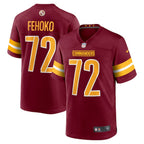 Viliami Fehoko Jr. Washington Commanders Nike Team Game Jersey -  Burgundy