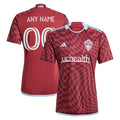 Colorado Rapids adidas 2024 One Flag Kit Replica Custom Jersey - Burgundy