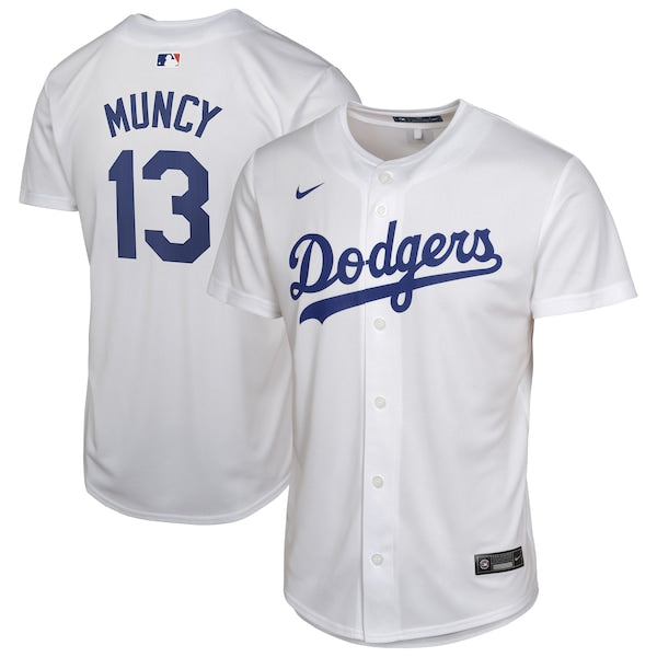 Max Muncy Los Angeles Dodgers Nike Youth Home Player Game Jersey - White