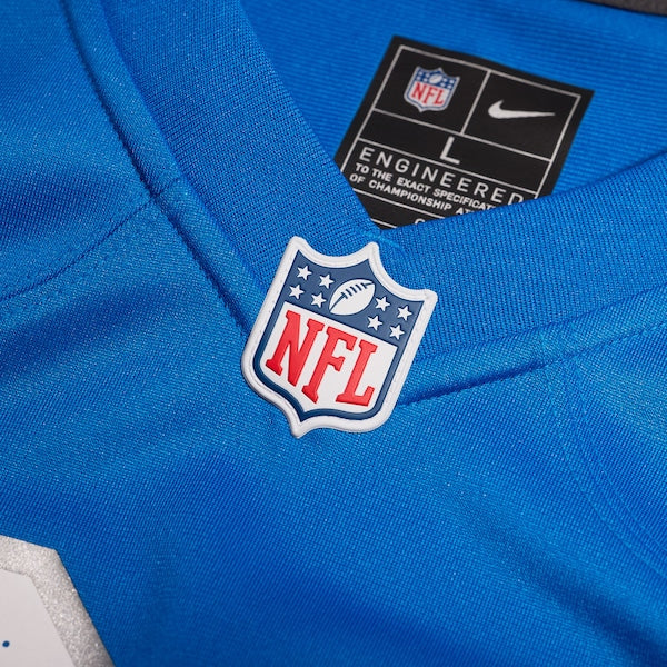 David Bada Detroit Lions Nike Team Game Jersey -  Blue