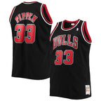 Scottie Pippen Chicago Bulls  Big & Tall Hardwood Classics Swingman Jersey - Black/Red