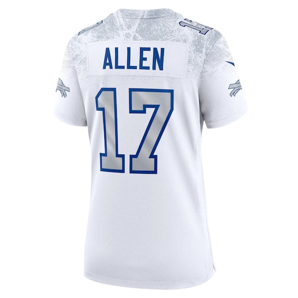 Josh Allen Buffalo Bills Nike Women's 2025 Rivalries Collection Game Jersey - White