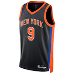 RJ Barrett New York Knicks Nike Unisex 2022/23 Swingman Jersey - City Edition - Black