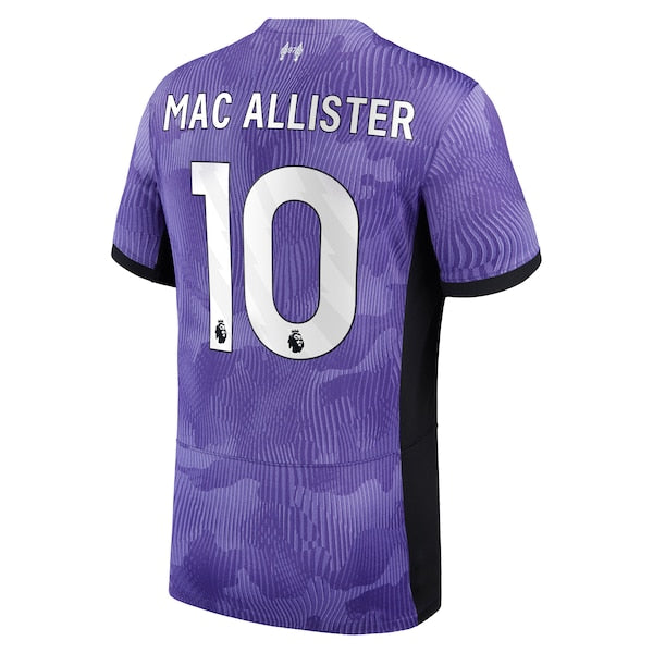 Alexis Mac Allister Liverpool Nike 2023/24 Third Stadium Replica Player Jersey - Purple