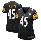 Jack Colletto Pittsburgh Steelers Nike Women's  Game Jersey -  Black