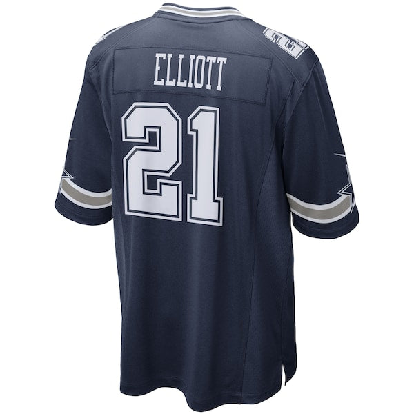 Ezekiel Elliott Dallas Cowboys Nike Game Team Jersey - Navy/White