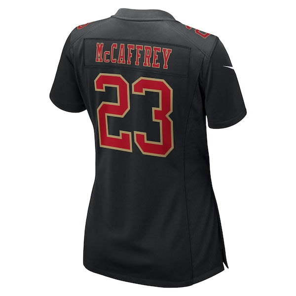 Christian McCaffrey San Francisco 49ers Nike Women's Super Bowl LVIII Carbon Fashion Game Player Jersey - Black