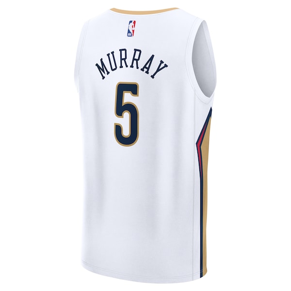 Dejounte Murray New Orleans Pelicans  Fast Break Replica Player Jersey - Association Edition - White