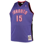 Vince Carter Toronto Raptors Big & Tall 1999/00 Hardwood Classics Swingman Jersey - Purple/White