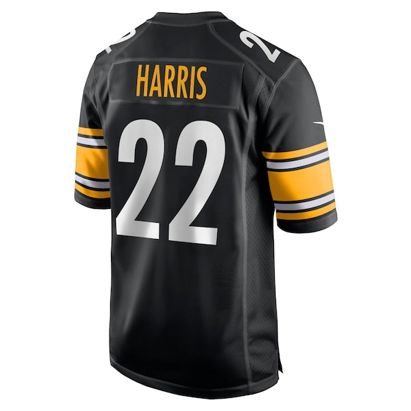 Najee Harris Pittsburgh Steelers Nike Youth Game Jersey - Black/White