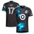 Robin Lod Minnesota United FC adidas 2024 Starry Night Authentic Player Jersey - Black
