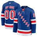 New York Rangers  Home Premium Custom Jersey - Royal/Navy/White