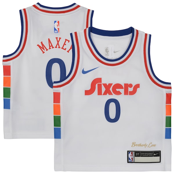 Tyrese Maxey Philadelphia 76ers Nike Toddler 2024/25 Swingman Player Jersey - City Edition - White