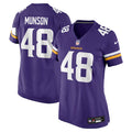 Calvin Munson Minnesota Vikings Nike Women's  Game Jersey -  Purple