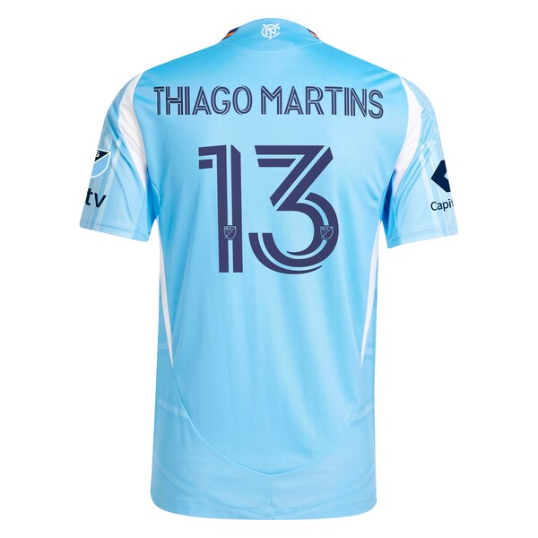 Thiago Martins New York City FC adidas 2025 The Excelsior Kit Authentic Player Jersey - Light Blue
