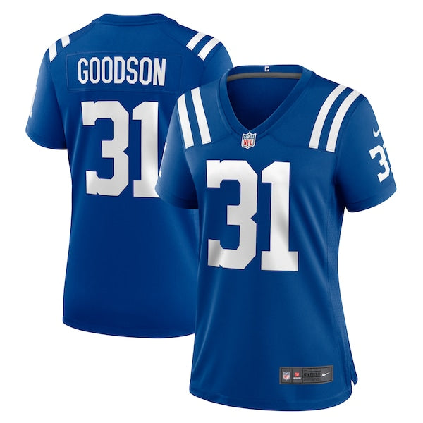 Tyler Goodson Indianapolis Colts Nike Women's  Game Jersey -  Royal
