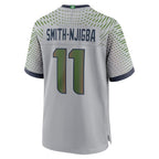 Jaxon Smith-Njigba Seattle Seahawks Nike 2025 Rivalries Collection Game Jersey - Wolf Gray